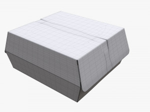 Fast Food Paper Box 02 3D-Modell