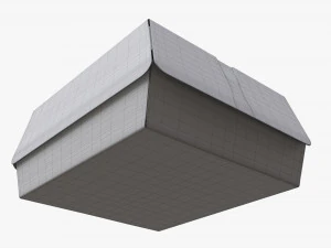 Fast Food Paper Box 02 3D Model