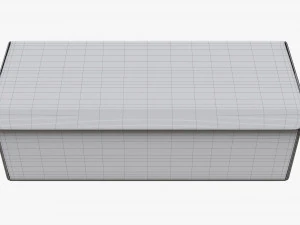 Fast Food Paper Box 02 3D Model