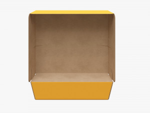 Fast Food Paper Box 02 Large Open 3D-Modell