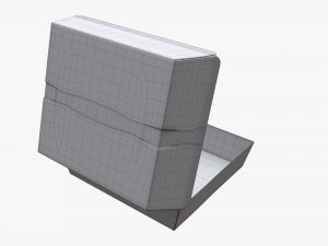 Fast Food Paper Box 02 Large Open 3D-Modell