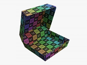 Fast Food Paper Box 02 Large Open 3D-Modell
