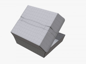 Fast Food Paper Box 02 Open 3D Модель
