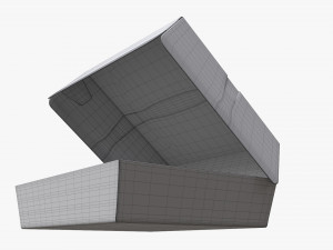 Fast Food Paper Box 02 Open 3D Модель