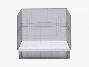 Fast Food Paper Box 02 Open 3D Модель