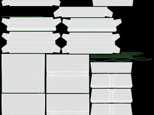 Fast Food Paper Box 02 Open 3D Модель