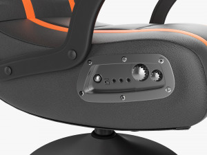 Gaming Chair With Integrated Audio 3D मॉडल
