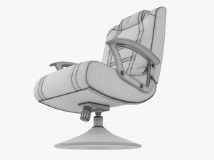 Gaming Chair With Integrated Audio 3D मॉडल