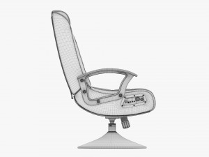 Gaming Chair With Integrated Audio 3D मॉडल