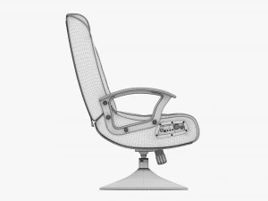 Gaming Chair With Integrated Audio 3D Model
