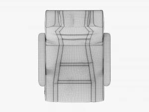 Gaming Chair With Integrated Audio 3D Model