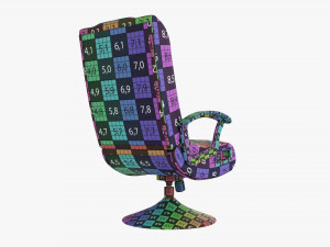 Gaming Chair With Integrated Audio 3D मॉडल