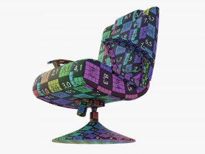 Gaming Chair With Integrated Audio 3D Model