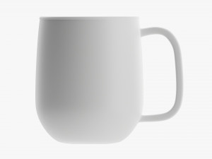 Glass Transparent Coffee Mug With Handle 02 Modello 3D