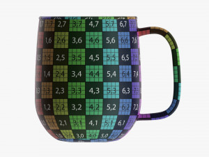 Glass Transparent Coffee Mug With Handle 02 Modello 3D