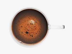 Glass Transparent Coffee Mug With Handle 03 Modelo 3D