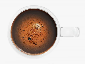 Glass Transparent Coffee Mug With Handle 04 3D Model