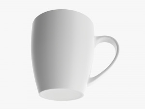 Glass Transparent Coffee Mug With Handle 09 Model 3D