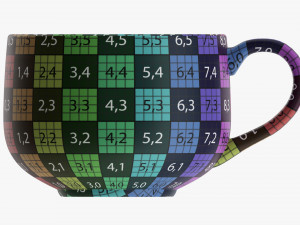 Glass Transparent Coffee Mug With Handle 10 Model 3D