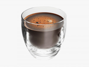 Glass Transparent Coffee Mug Without Handle 01 3D-Modell