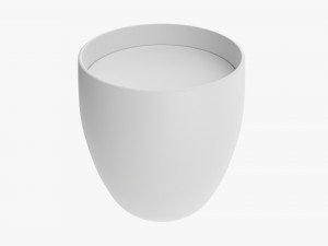 Glass Transparent Coffee Mug Without Handle 01 3D-Modell