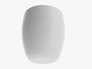 Glass Transparent Coffee Mug Without Handle 01 3D Model