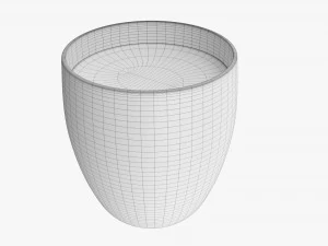 Glass Transparent Coffee Mug Without Handle 01 3D Model