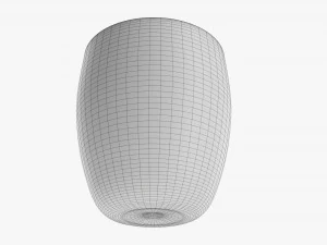 Glass Transparent Coffee Mug Without Handle 01 3D Model