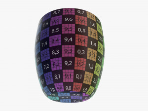 Glass Transparent Coffee Mug Without Handle 01 3D-Modell