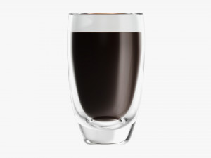 Glass Transparent Coffee Mug Without Handle 02 3D-Modell