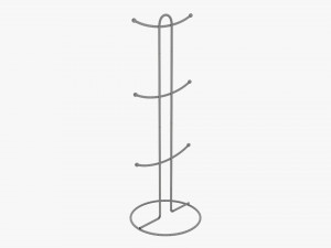 Kitchen Six Mug Stand Modelo 3D