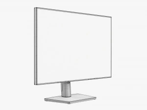 LCD 24-Inch Monitor 3D Model