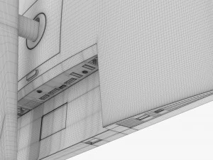 LCD 24-Inch Monitor 3D Model