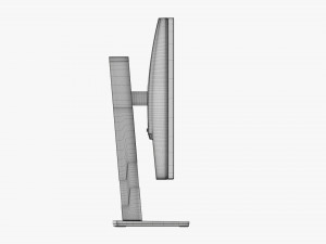 LCD 24-Inch Monitor 3D 모델
