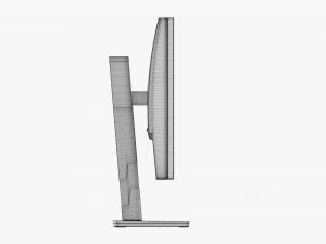 LCD 24-Inch Monitor 3D Model