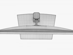 LCD 24-Inch Monitor 3D Model