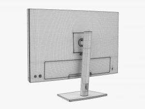 LCD 32-Inch Monitor 3D Model