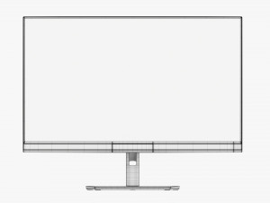 LCD 32-Inch Monitor 3D 模型