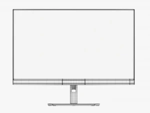 LCD 32-Inch Monitor 3D Model