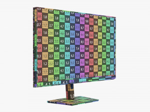 LCD 32-Inch Monitor 3D 模型