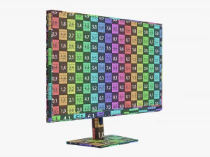 LCD 32-Inch Monitor 3D Model