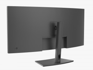 LCD 38-Inch Curved Monitor 3D 모델