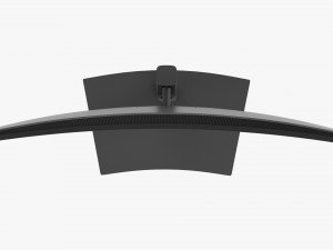 LCD 38-Inch Curved Monitor 3D 모델