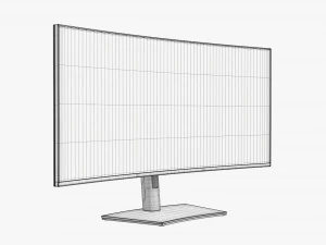 Monitor LCD Curvo de 38 Polegadas Modelo 3D