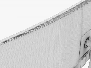 Monitor LCD Curvo de 38 Polegadas Modelo 3D