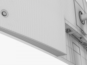 LCD 38-Inch Curved Monitor 3D 모델