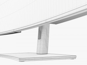 LCD 38-Inch Curved Monitor 3D 모델