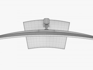 LCD 38-Inch Curved Monitor 3D 모델