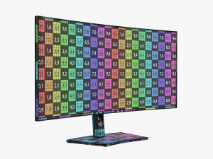LCD 38-Inch Curved Monitor 3D 모델