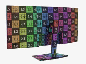 Monitor LCD Curvo de 38 Polegadas Modelo 3D